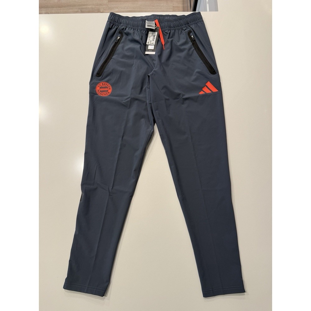 Adidas FC Bayern Tiro 25 Competition Travel Pants Grey JV5344 Mens M